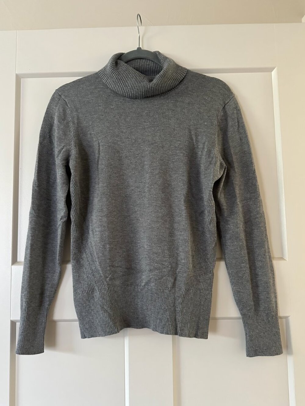 Women's Dark Gray Turtleneck Sweater